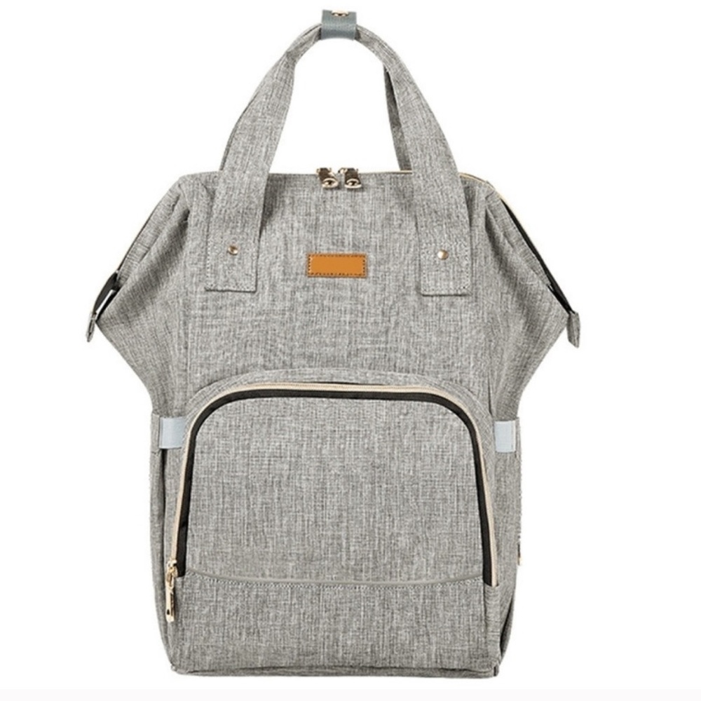 Denim Grey Breastpump Backpack